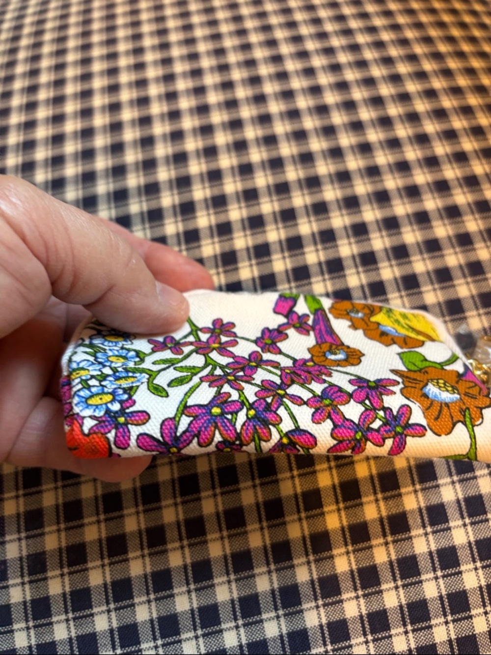 COACH Floral Small Zip Pouch - Picture 6 of 9